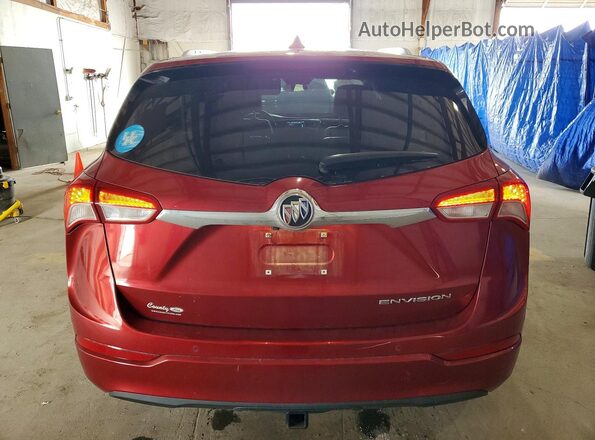 LRBFXCSA5LD099410 2020 BUICK ENVISION Темно-бордовый Вид сзади