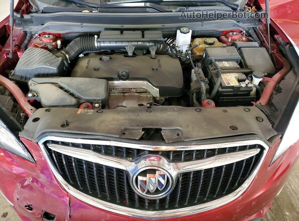 LRBFXCSA5LD099410 2020 BUICK ENVISION Темно-бордовый Вид подкапотного пространства