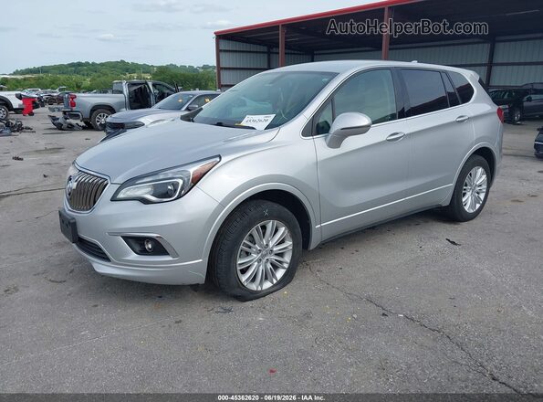 LRBFXCSA8HD100329 2017 BUICK ENVISION Silver Front left