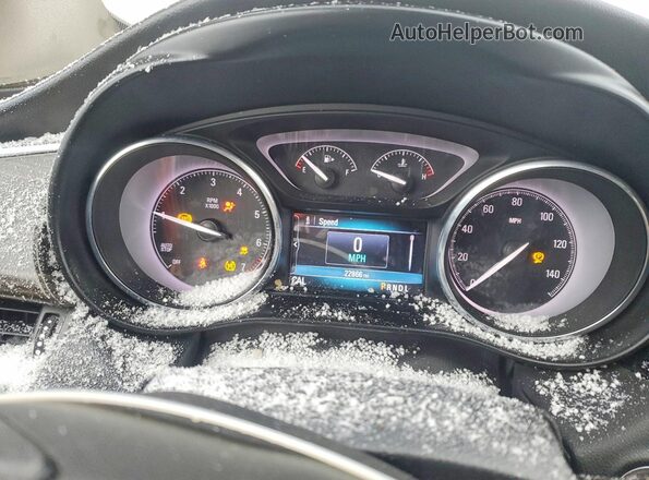 LRBFXCSA8LD012213 2020 BUICK ENVISION Blue Սարքավորումների վահանակի տեսք