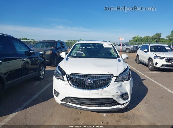 LRBFXCSA8LD230040 2020 BUICK ENVISION White Vista del cuadro de instrumentos