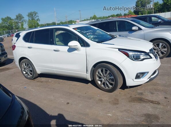 LRBFXCSA8LD230040 2020 BUICK ENVISION White Vista interior trasera