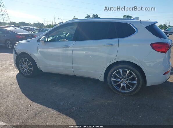 LRBFXCSA8LD230040 2020 BUICK ENVISION White Vista interior de 360 grados