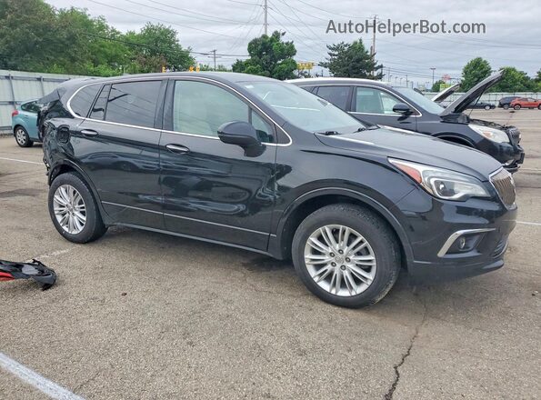 LRBFXCSA9JD003310 2018 BUICK ENVISION Black Przód prawy