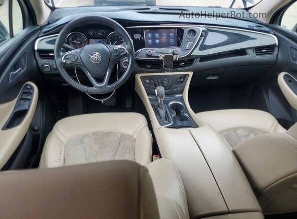 LRBFXCSA9JD003310 2018 BUICK ENVISION Black Widok deski rozdzielczej