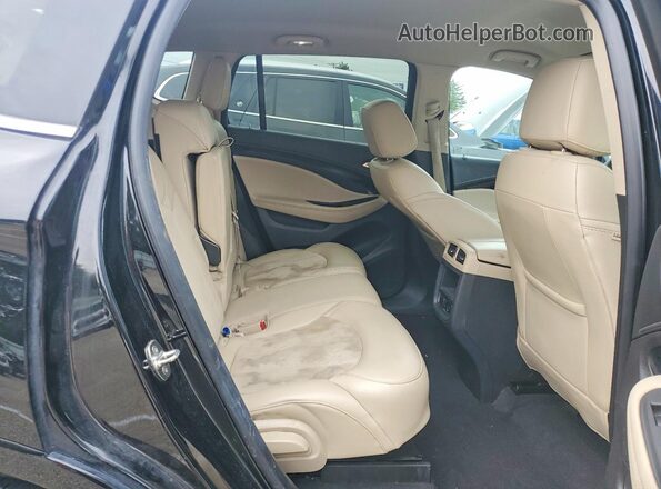 LRBFXCSA9JD003310 2018 BUICK ENVISION Black Widok wnętrza z tyłu