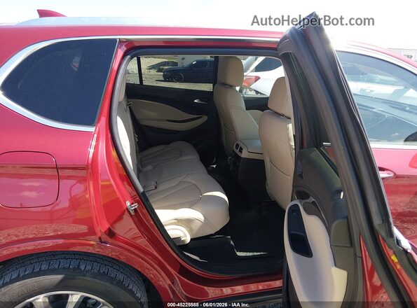 LRBFXCSA9KD129927 2019 BUICK ENVISION Red VIN կոդի պիտակի տեսք
