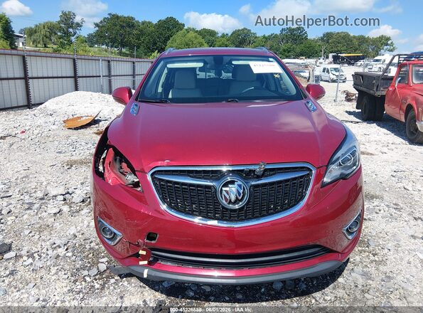 LRBFXCSA9KD129927 2019 BUICK ENVISION Red Սալոնի հետևի տեսք