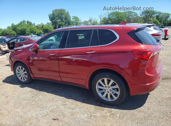 LRBFXCSA9LD115849 2020 BUICK ENVISION Maroon Rear left