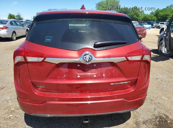 LRBFXCSA9LD115849 2020 BUICK ENVISION Maroon Rear view