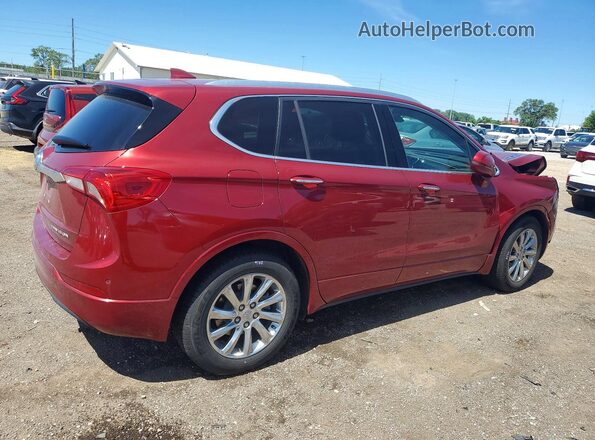 LRBFXCSA9LD115849 2020 BUICK ENVISION Maroon Rear right