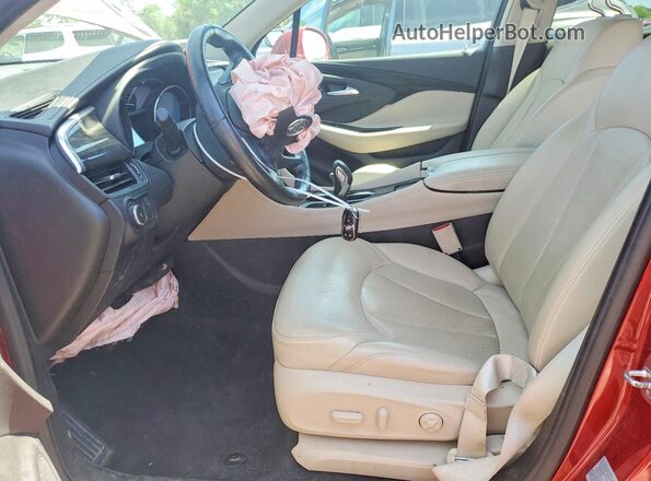 LRBFXCSA9LD115849 2020 BUICK ENVISION Maroon Front interior view