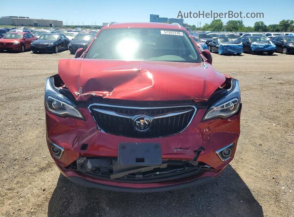 LRBFXCSA9LD115849 2020 BUICK ENVISION Maroon Front view
