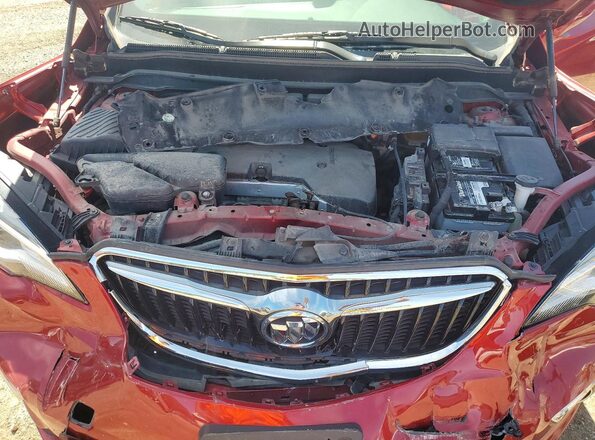 LRBFXCSA9LD115849 2020 BUICK ENVISION Maroon Engine compartment view