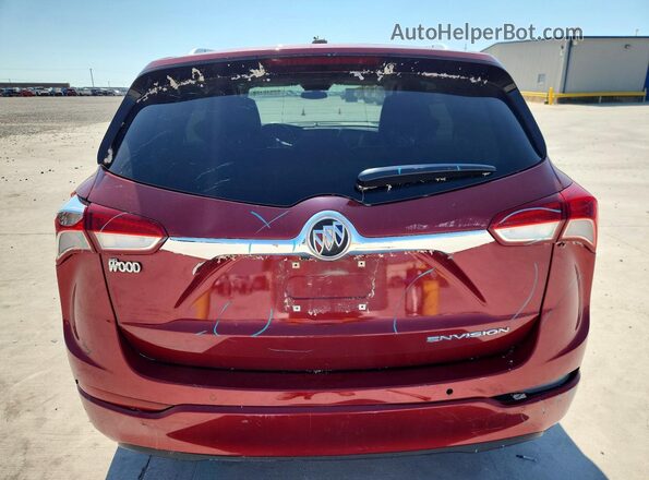 LRBFXCSAXKD000725 2019 BUICK ENVISION Red Вид ззаду