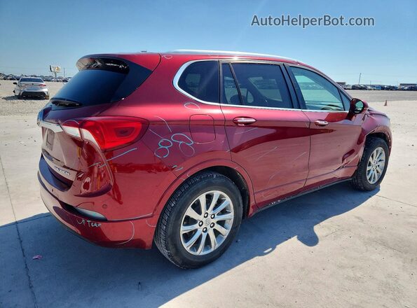 LRBFXCSAXKD000725 2019 BUICK ENVISION Red Задня права чверть