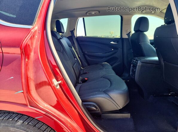 LRBFXCSAXKD000725 2019 BUICK ENVISION Red Вид задньої частини салону