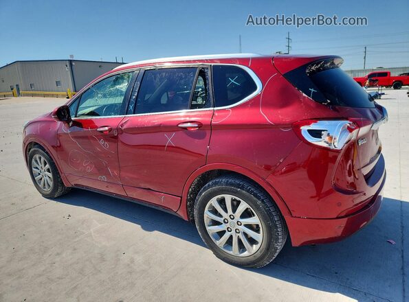 LRBFXCSAXKD000725 2019 BUICK ENVISION Red Задня ліва чверть