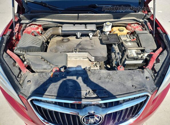 LRBFXCSAXKD000725 2019 BUICK ENVISION Red Вид підкапотного простору