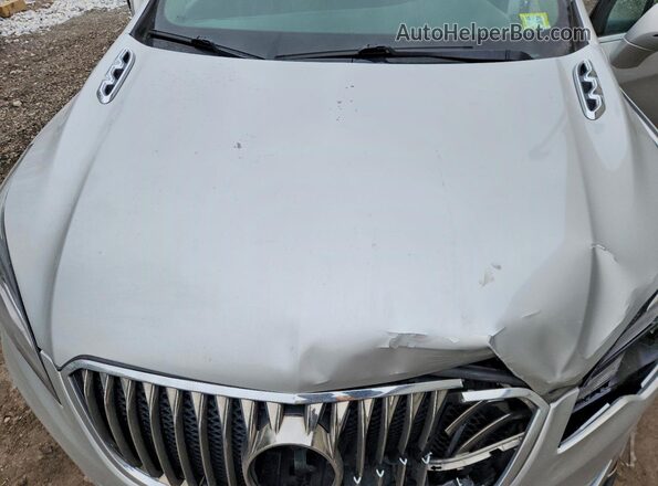 LRBFXDSA3HD221260 2017 BUICK ENVISION Silver Engine compartment view