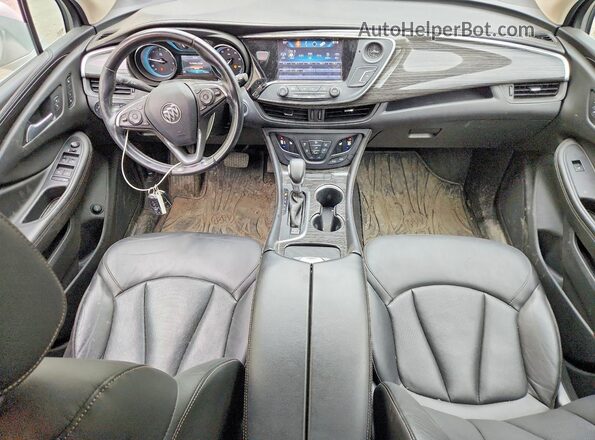 LRBFXDSA3HD221260 2017 BUICK ENVISION Silver Dashboard view