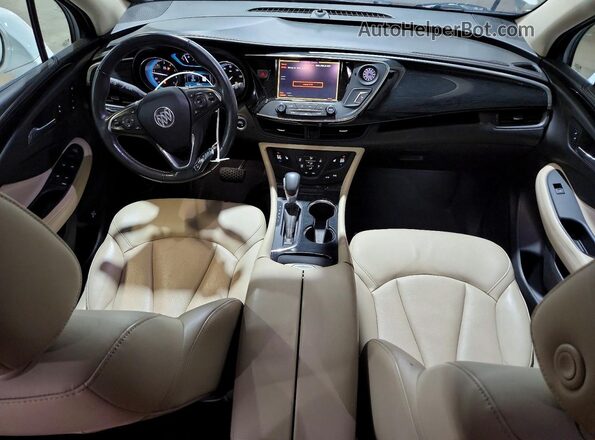 LRBFXDSA6HD038189 2017 BUICK ENVISION White Widok deski rozdzielczej