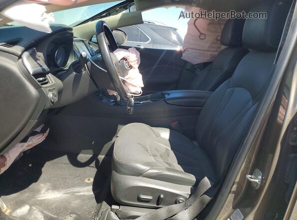 LRBFXDSA8HD164389 2017 BUICK ENVISION Gray Front interior view