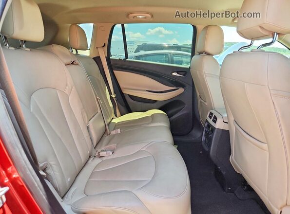 LRBFXESX0GD198173 2016 BUICK ENVISION Orange Widok wnętrza z tyłu