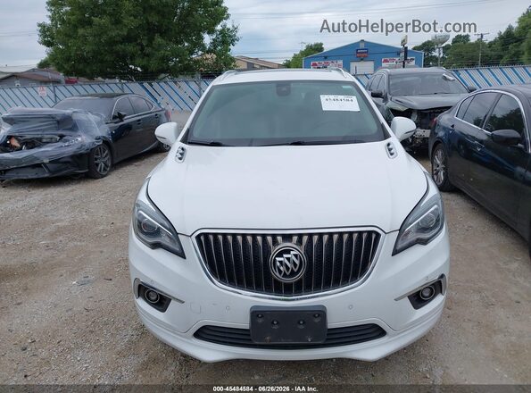 LRBFXESX0HD094770 2017 BUICK ENVISION White Instrument cluster view