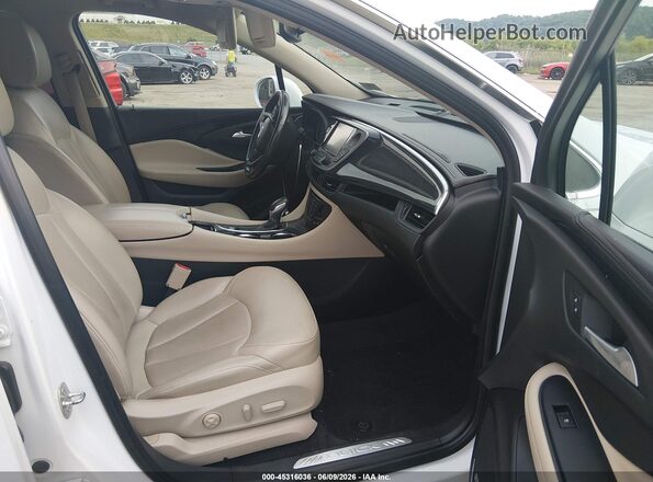LRBFXESX1GD214168 2016 BUICK ENVISION White Widok wnętrza z przodu