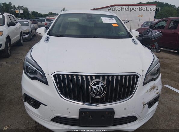 LRBFXESX1GD214168 2016 BUICK ENVISION White Widok zestawu wskaźników