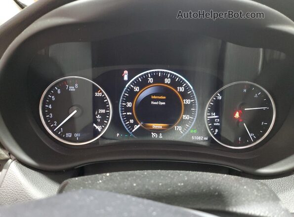 LRBFXESX4GD242207 2016 BUICK ENVISION Silver Instrument cluster view