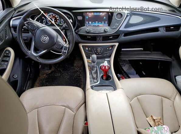 LRBFXESX4HD063537 2017 BUICK ENVISION Purple Widok deski rozdzielczej
