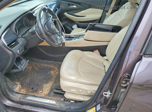 LRBFXESX4HD063537 2017 BUICK ENVISION Purple Widok wnętrza z przodu