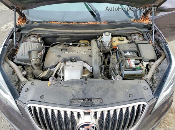 LRBFXESX4HD063537 2017 BUICK ENVISION Purple Widok komory silnika