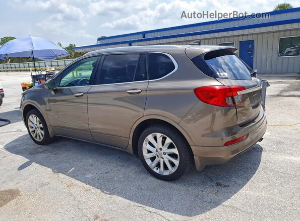 LRBFXESX4HD236697 2017 BUICK ENVISION Brown Rear left