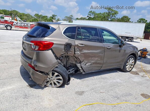 LRBFXESX4HD236697 2017 BUICK ENVISION Brown Rear right