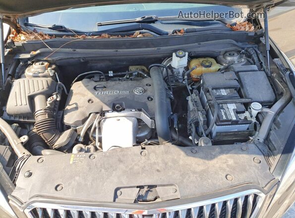 LRBFXESX4HD236697 2017 BUICK ENVISION Brown Engine compartment view