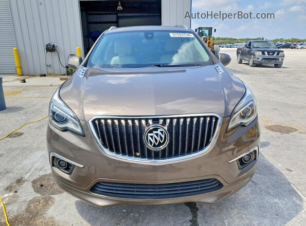 LRBFXESX4HD236697 2017 BUICK ENVISION Brown Front view