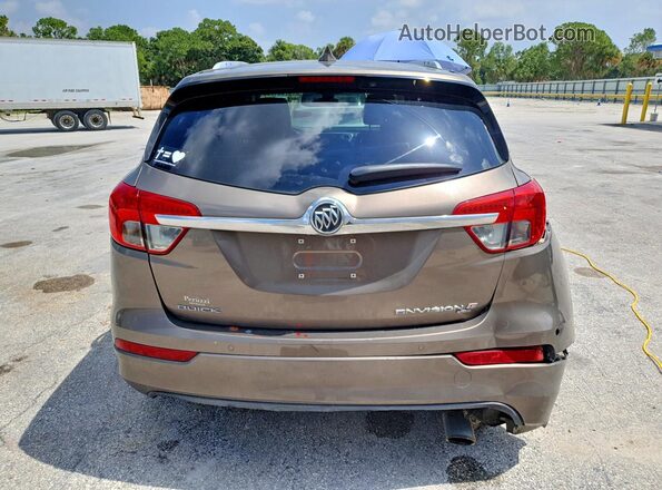 LRBFXESX4HD236697 2017 BUICK ENVISION Brown Rear view