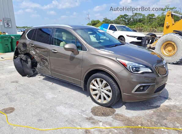 LRBFXESX4HD236697 2017 BUICK ENVISION Brown Front right