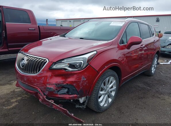 LRBFXESX6HD129165 2017 BUICK ENVISION Red Front left