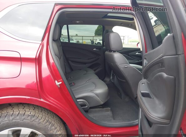 LRBFXESX6HD129165 2017 BUICK ENVISION Red VIN sticker view