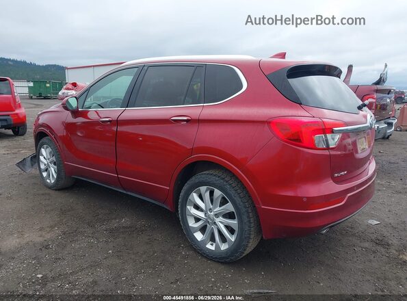 LRBFXESX6HD129165 2017 BUICK ENVISION Red Rear left