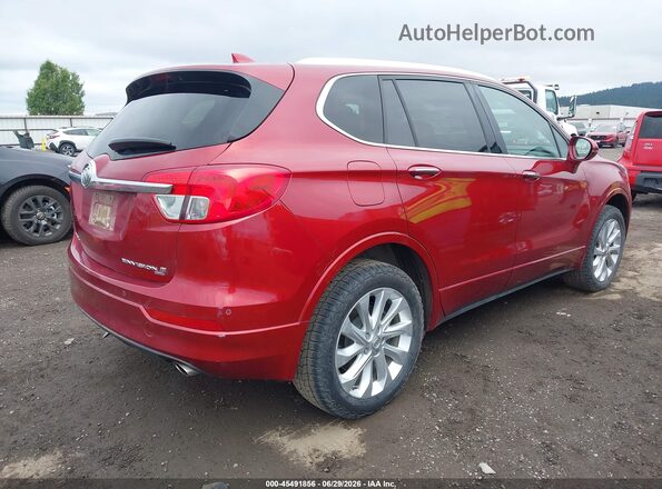 LRBFXESX6HD129165 2017 BUICK ENVISION Red Rear right