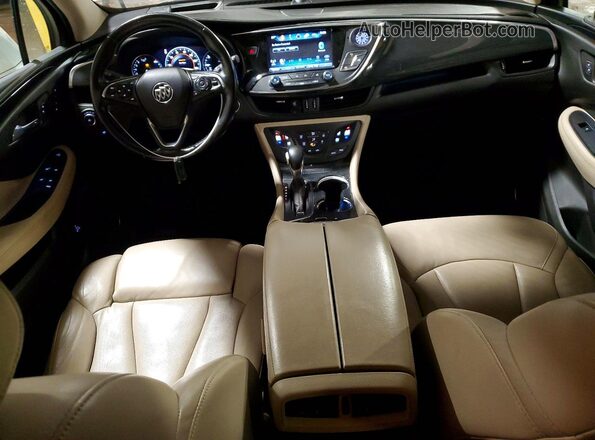 LRBFXFSX0HD234645 2017 BUICK ENVISION White Dashboard view