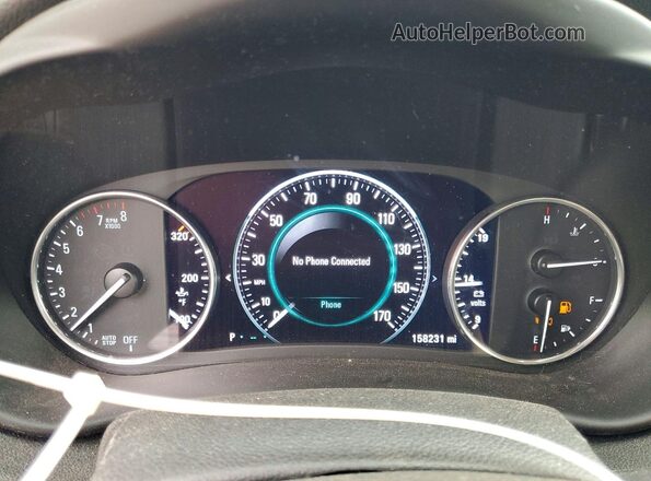 LRBFXFSX1GD171098 2016 BUICK ENVISION Black Instrument cluster view