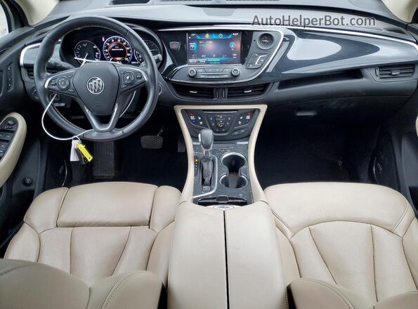 LRBFXFSX1GD171098 2016 BUICK ENVISION Black Dashboard view