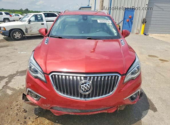 LRBFXFSX5GD196974 2016 BUICK ENVISION Maroon Front view