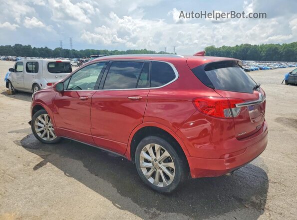 LRBFXFSX5GD196974 2016 BUICK ENVISION Maroon Rear left